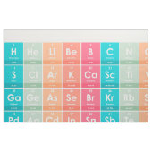 Elemente des farbigen Musters der Periodischen Tab Stoff (Fat Quarter (45,7 x 55,9 cm))