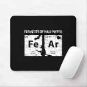 Elemente des Halloween-Shirts (Angst) regelmäßig Mousepad (Mit Mouse)