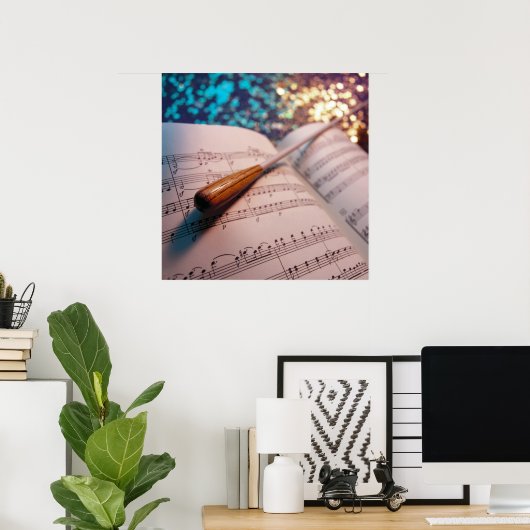 Elemente des Orchesters 3 Poster (Heimbüro)