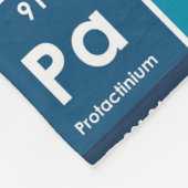 Elemente des Periodischen Tabellenmusters Fleecedecke (Ecke)