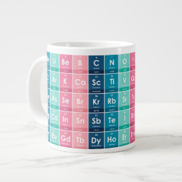 Elemente des Periodischen Tabellenmusters Jumbo-Tasse
