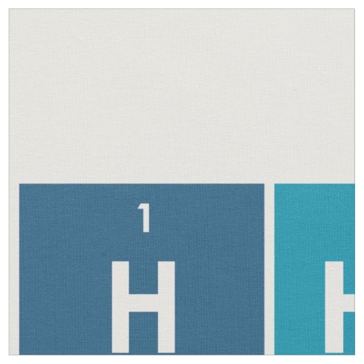 Elemente des Periodischen Tabellenmusters Stoff (Nahaufnahme)