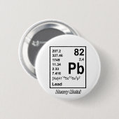 Elemente des Schwermetallknopfes Button (Vorne & Hinten)