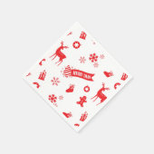 Elemente des Weihnachtsdokuments Napkins Serviette (Ecke)