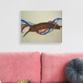 Elemente, die von Himmelskörpern gefedert werden Leinwanddruck (Insitu (Wohnzimmer))