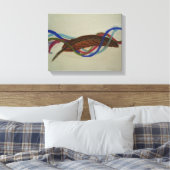 Elemente, die von Himmelskörpern gefedert werden Leinwanddruck (Insitu (Schlafzimmer))