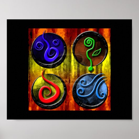 Elemente eines Magischen Posters Poster (Vorne)