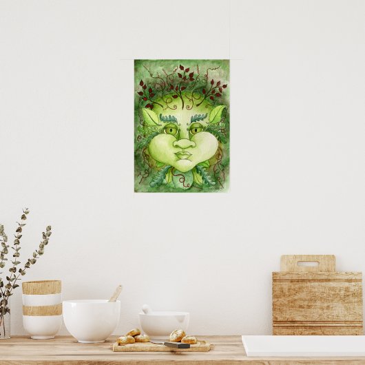 Elemente - Erddruck Poster (Küche)