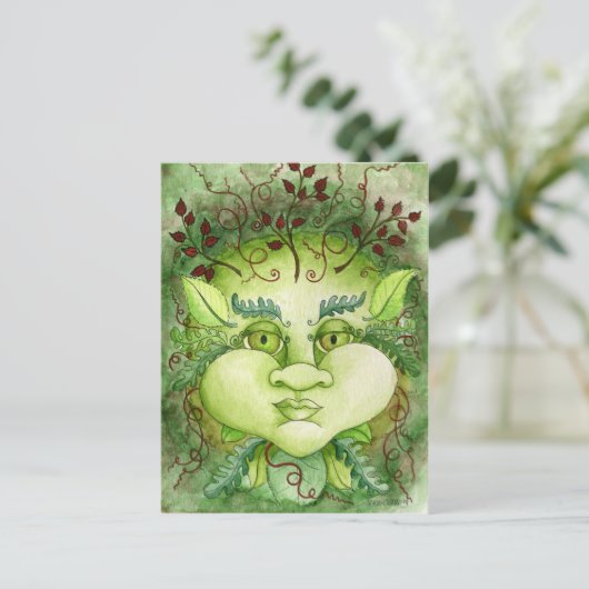 Elemente - Erdpostkarte Postkarte (Stehend Vorderseite)