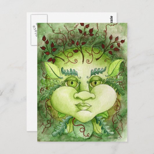 Elemente - Erdpostkarte Postkarte (Vorne/Hinten)