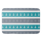 Elemente für Nautische Muster Badematte (Vorderseite)