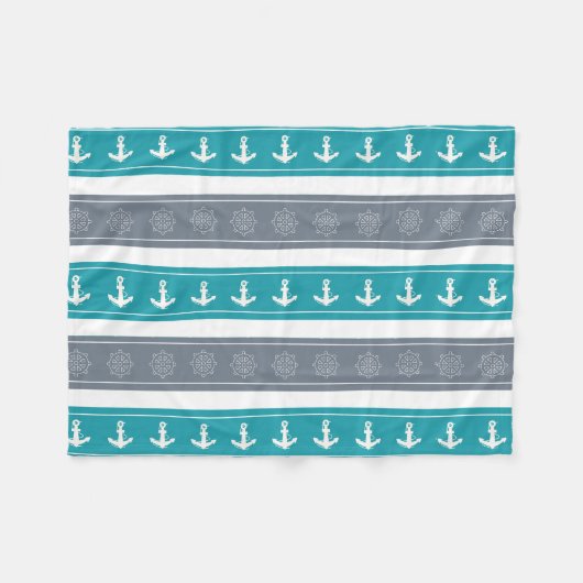Elemente für Nautische Muster Fleecedecke (Vorderseite (Horizontal))