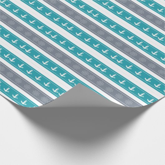 Elemente für Nautische Muster Geschenkpapier (Ecke)