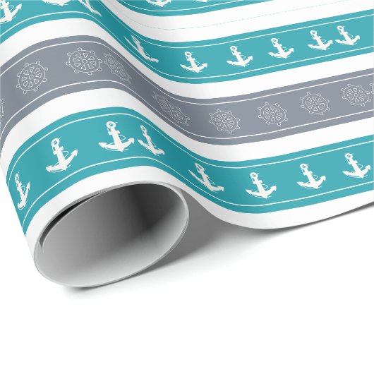 Elemente für Nautische Muster Geschenkpapier (Rolleneckpunkt)