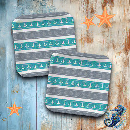 Elemente für Nautische Muster Pappteller