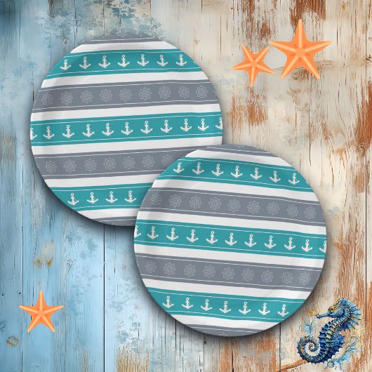 Elemente für Nautische Muster Pappteller
