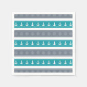 Elemente für Nautische Muster Serviette (Vorderseite)