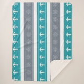 Elemente für Nautische Muster Sherpadecke (Vorderseite)