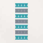 Elemente für Nautische Muster Yogamatte (Vorderseite)