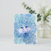 Elemente - Luftpostkarte Postkarte (Stehend Vorderseite)