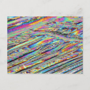 Elemente/Magnesium unter dem Mikroskop Postkarte