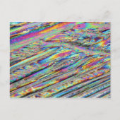 Elemente/Magnesium unter dem Mikroskop Postkarte (Vorderseite)