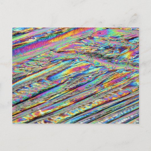 Elemente/Magnesium unter dem Mikroskop Postkarte (Vorderseite)