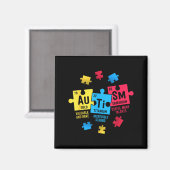 Elemente Periodensystem ASD Autismus-Bewusstsein F Magnet (Vorderseite/Rückseite)