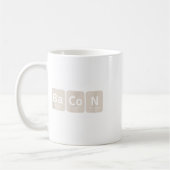 Elemente von Bacon _ Funny Grillen, Schweinegrill Kaffeetasse (Links)