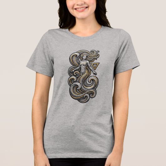 Elemento Agua Tri-Blend Shirt (Vorderseite)