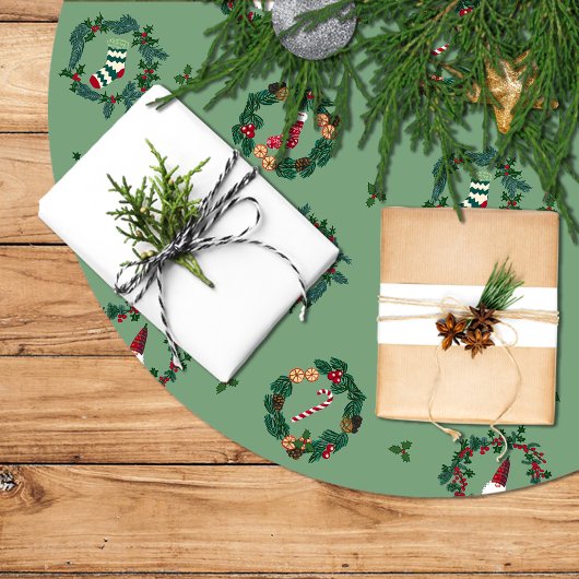 Elementos decorativos dentro de coronas de navidad polyester weihnachtsbaumdecke