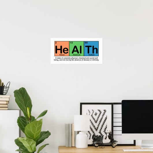 Elements of Health Poster (Heimbüro)