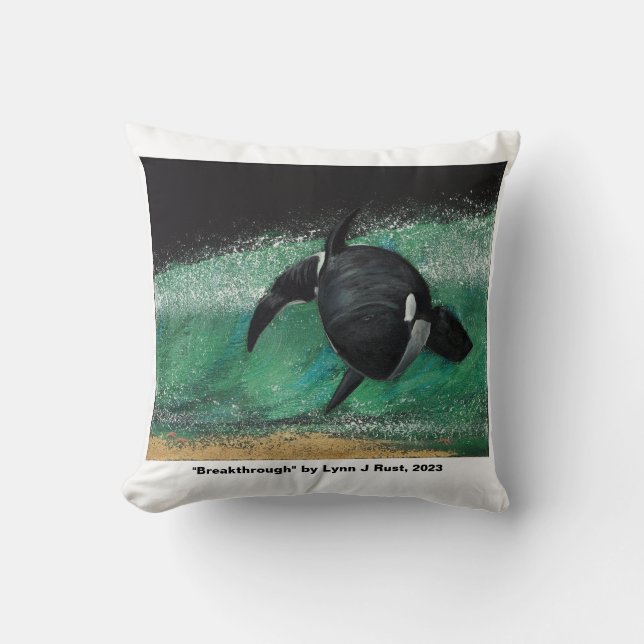 "Elements of Surprise" / "Breakthrough"-Kopfkissen Kissen (Vorderseite)