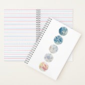 Elements Wassercolor Mandala Notebook Notizblock (Innen)