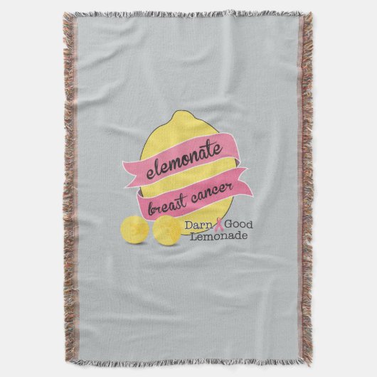 Elemonate Brustkrebs und bleibe warm Decke (Vorderseite Vertikal)