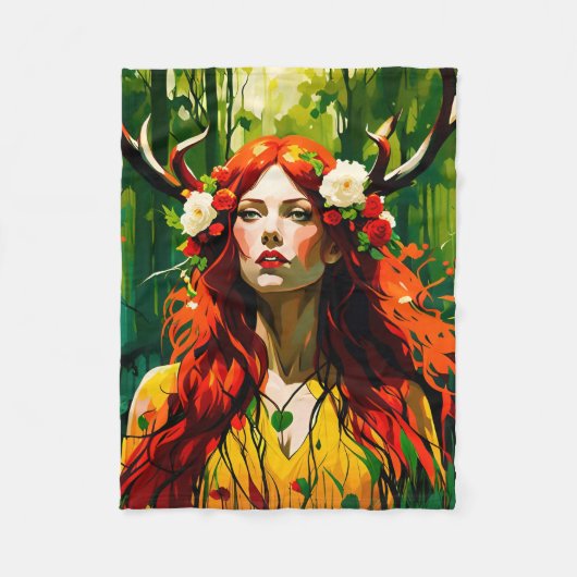 Elen of the Ways Fleecedecke (Vorderseite)