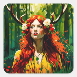 Elen of the Ways Quadratischer Aufkleber