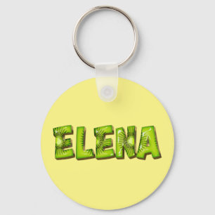 Elena Name Kiwi Design Schlüsselanhänger