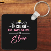 Elena Natürlich bin ich Phantastisch Schlüsselanhänger (Rückseite)