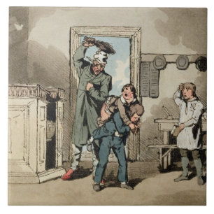 Elend, 1807 (Radierung) Fliese