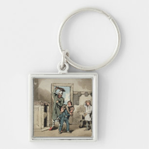 Elend, 1807 (Radierung) Schlüsselanhänger