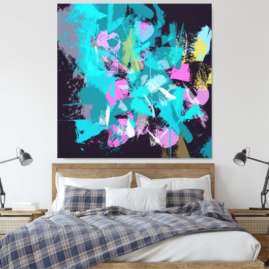 Elend Leinwanddruck (Insitu (Schlafzimmer))