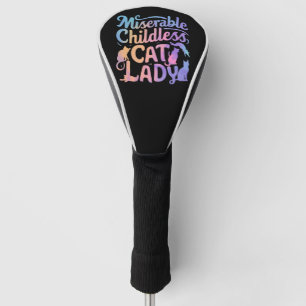 Elende kinderlose Katzenlady Golf Headcover