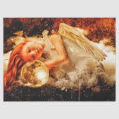 elengelbes Gewebepapier Seidenpapier (Vorderseite)