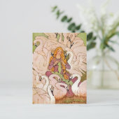 Elenore Abbott Die wilden Schwäne Postkarte (Stehend Vorderseite)