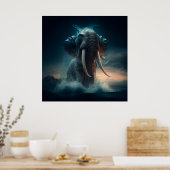 Elephan-Plakat Poster (Küche)