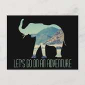 Elephant Adventure Postkarte (Vorderseite)