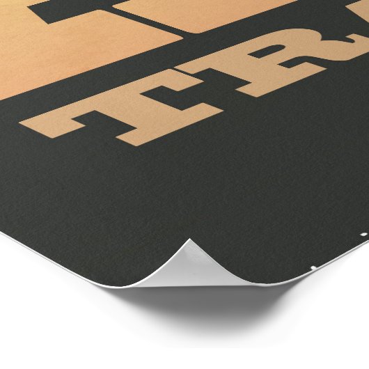 Elephant Africa Safari Vintage Reiseposter Poster (Ecke)