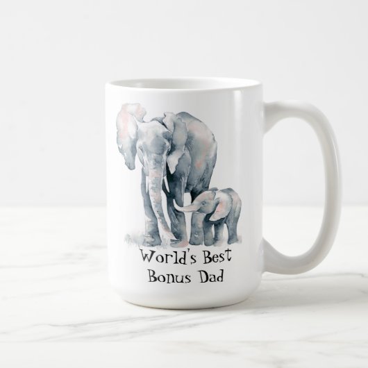 Elephant African Animal World ist der beste Bonus- Kaffeetasse (Rechts)