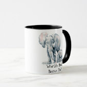 Elephant African Animal World ist der beste Bonus- Tasse (VorderseiteRechts)